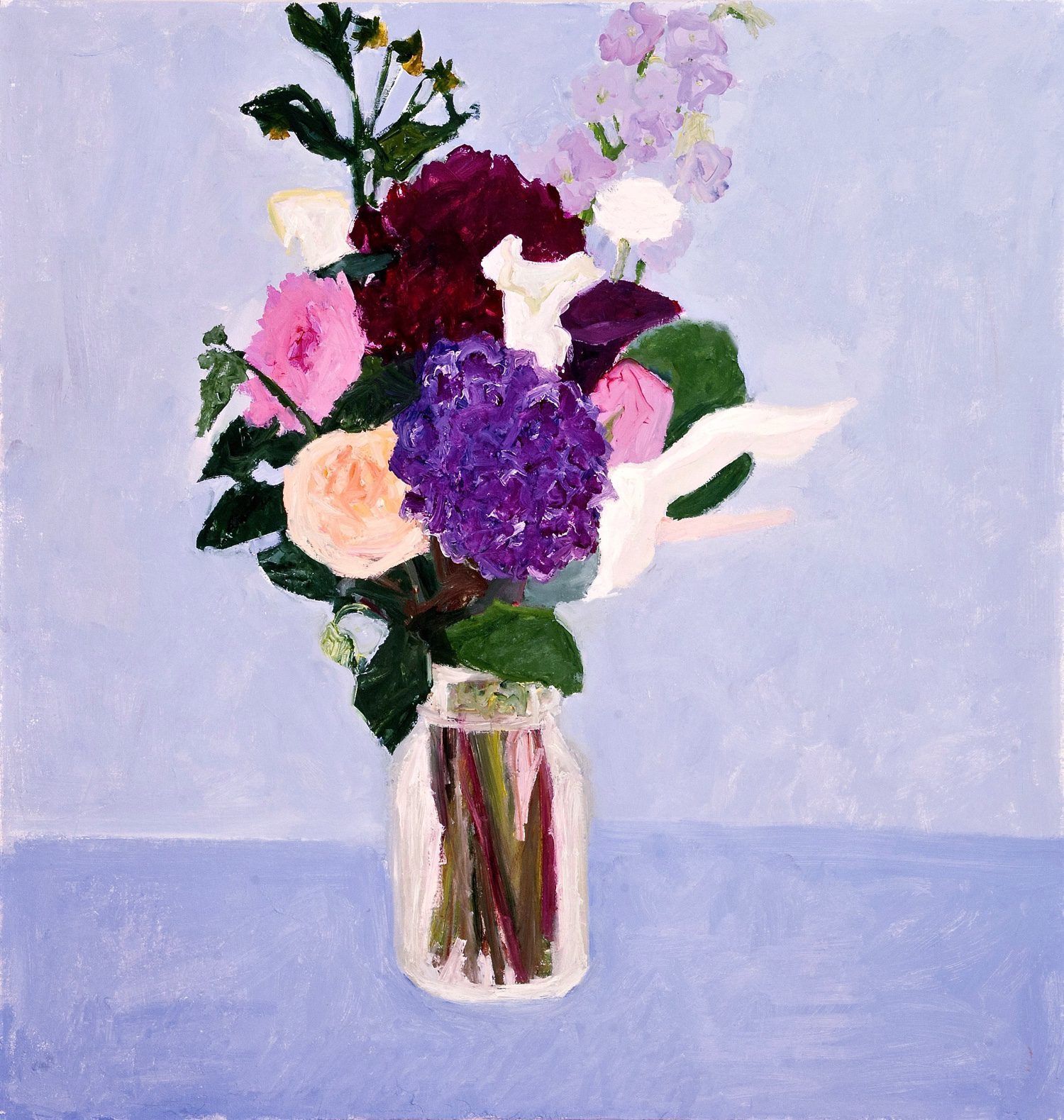 Mixed Flowers with Purple Hydrangia  <span style="color:red; font-size:10;">sold</span>