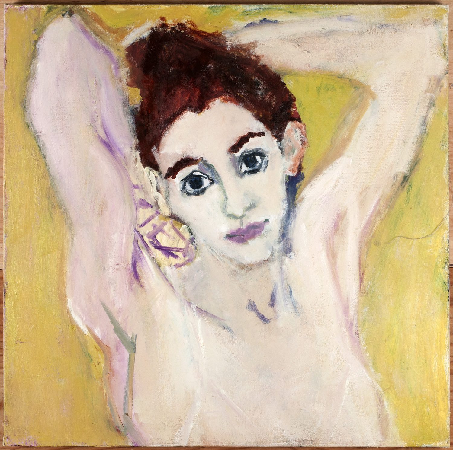 Woman with Arms Up