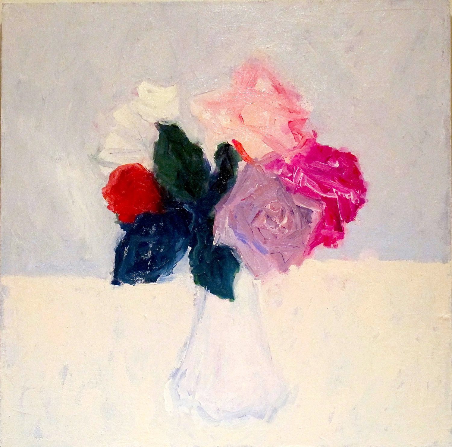 Roses in Paris Flea Market Vase