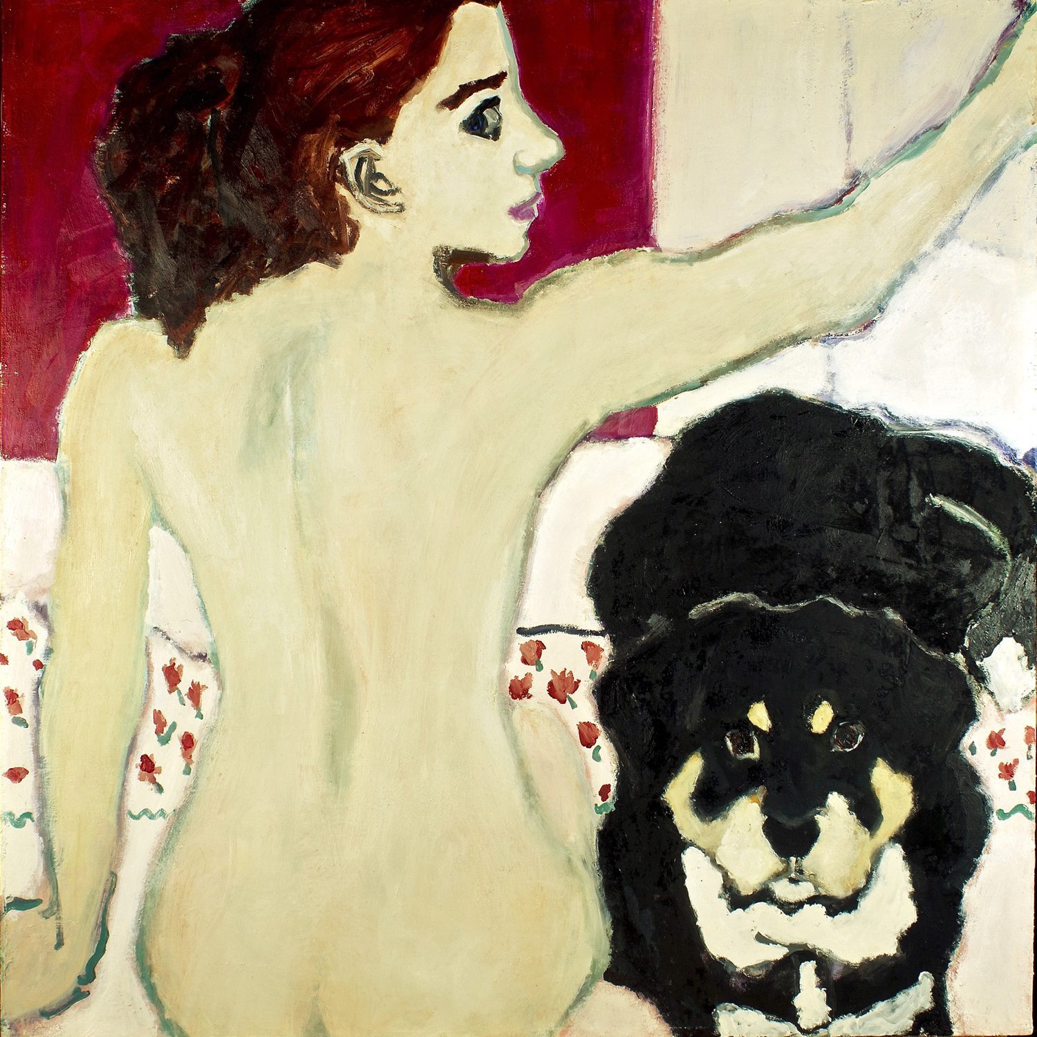 Figure and Dog