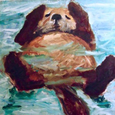 Otter - Art Work by Betsy Podlach