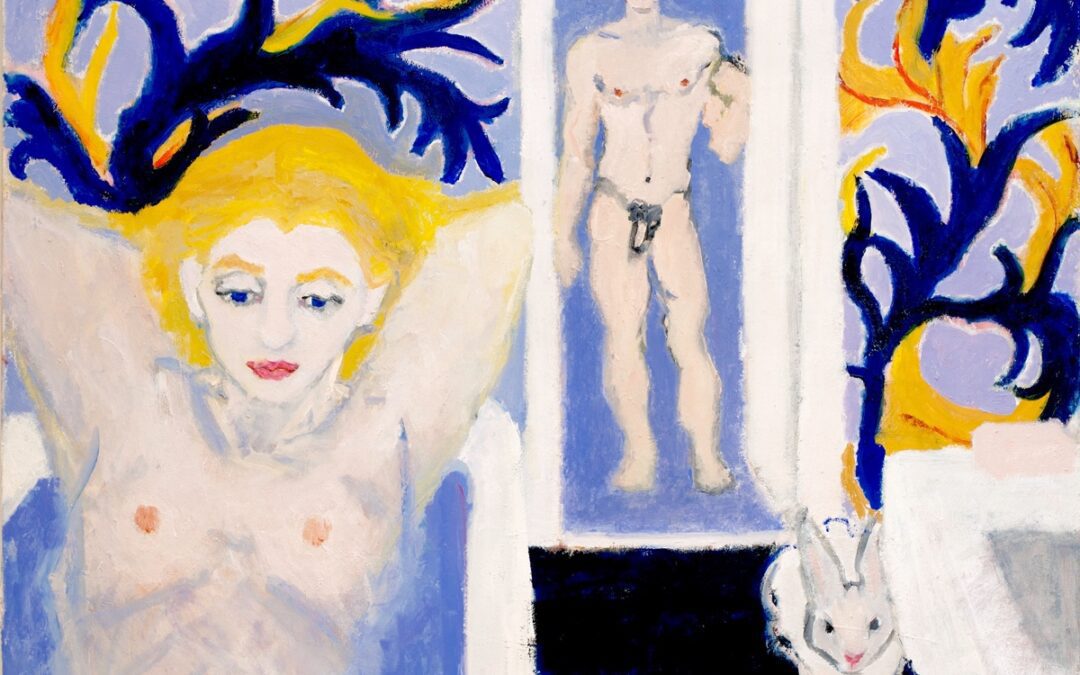 Couple in Bathtub | Intimate Art Paintings